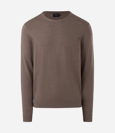 Suéter Básico de Punto