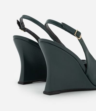 Zapato Slingback en PU con Salto Anabela 3