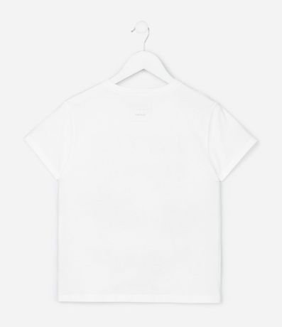 Remera Infantil Slim con Estampa de Flores con Purpurina - Talle 7 a 16 años 2