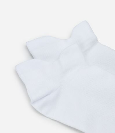 Kit 02 Pares de Medias Deportiva en Poliamida Liso 4