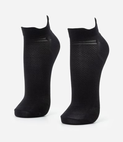 Kit 02 Pares de Medias Deportiva en Poliamida Liso 2