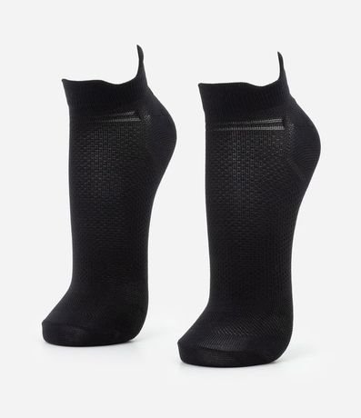 Kit 02 Pares de Medias Deportiva en Poliamida Liso