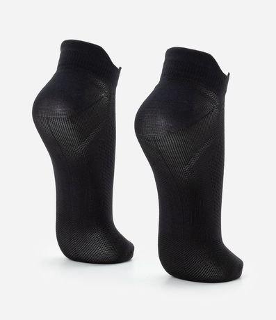 Kit 02 Pares de Medias Deportiva en Poliamida Liso 3