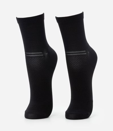 Kit 02 Pares de Medias Deportivas en Cano Mediano