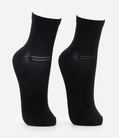 Kit 02 Pares de Medias Deportivas en Cano Mediano 2