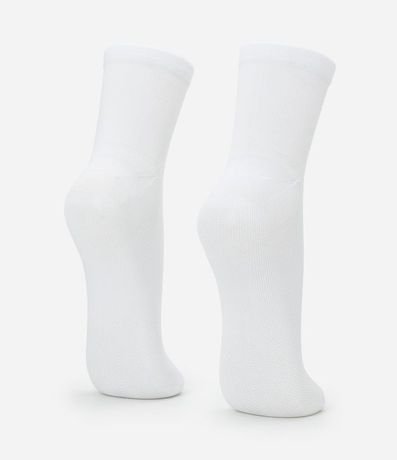 Kit 02 Pares de Medias Deportivas en Cano Mediano 3