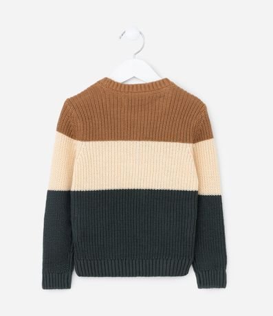 Suéter Infantil en Efecto Punto Tranzados – Talle 1 a 5/6 años 2