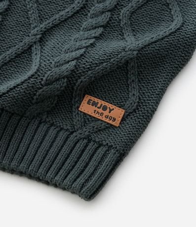 Suéter Infantil en Efecto Punto Tranzados – Talle 1 a 5/6 años 5