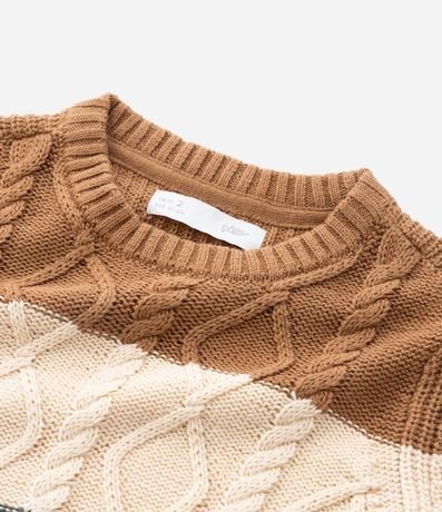 Suéter Infantil en Efecto Punto Tranzados – Talle 1 a 5/6 años 6