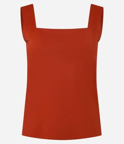 Blusa en Poliamida con Escote Cuadrado