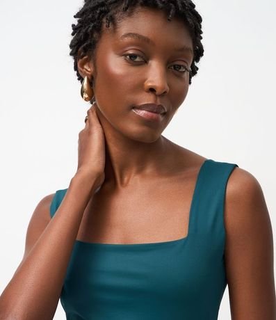 Blusa en Poliamida con Escote Cuadrado 5