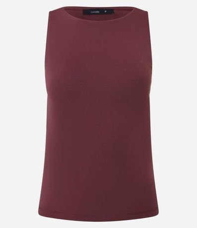 Blusa en Poliamida con Cuello Redondo