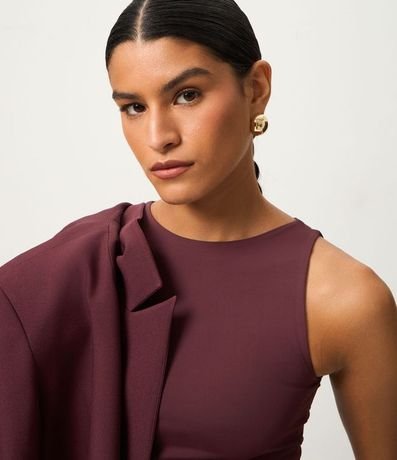 Blusa en Poliamida con Cuello Redondo 5