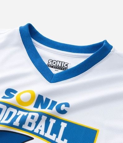 Remera Infantil Deportiva con Estampa de Sonic Football – Talle 5 a 14 años 3
