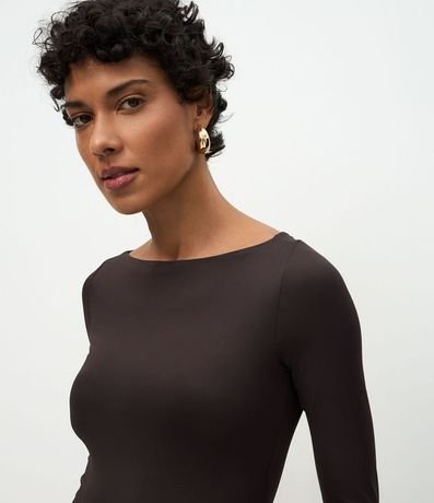 Body Básico en Media Mlla con Escote Bote 3