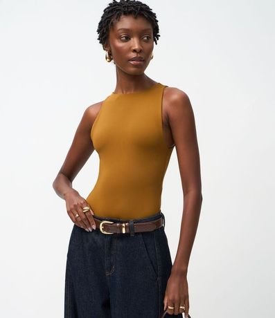 Body Básico en Poliamida con Cuello Halter 2