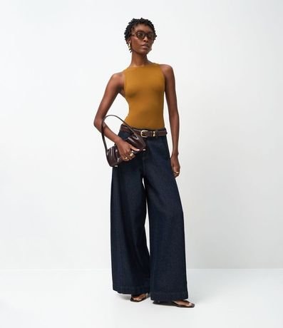 Body Básico en Poliamida con Cuello Halter 3