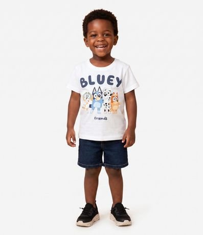 Remera Infantil con Estampa Bluey and Friends - Talle 2 a 6 años