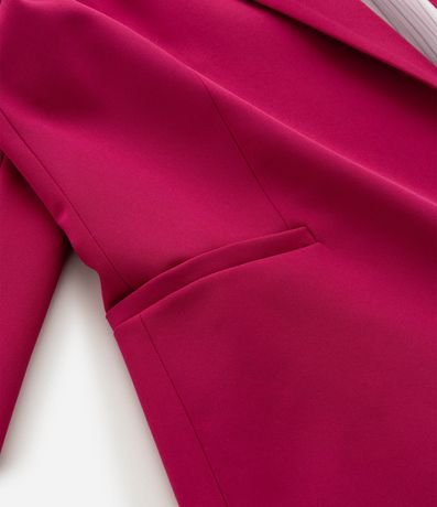 Blazer Alargado Sastre y Sin botones Curve & Plus Size 8