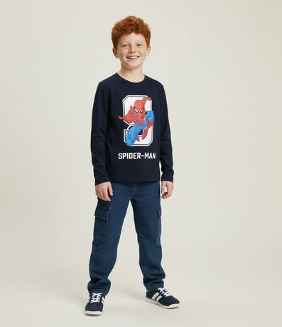 Remera Infantil con Estampado Spider-Man – Talle 4 a 12 años