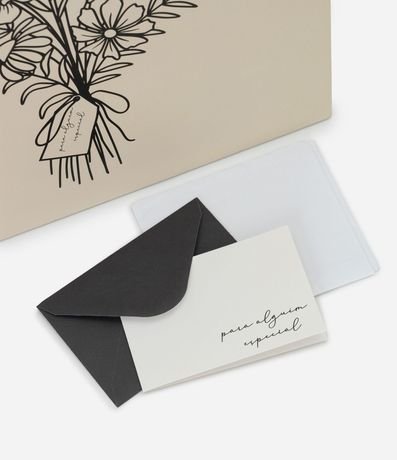 Bolsa de Regalo Mediana con Estampa de Flores 4