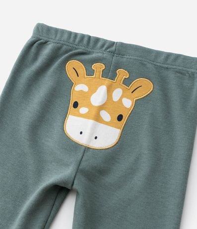 Conjunto Infantil en Suedine con Bordado de Girafa - Talle RN a 18 meses 10