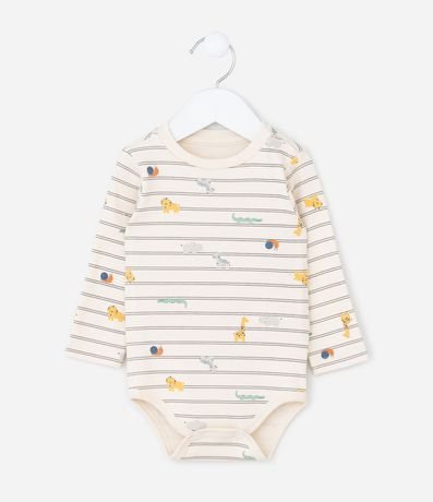 Conjunto Infantil en Suedine con Bordado de Girafa - Talle RN a 18 meses 3