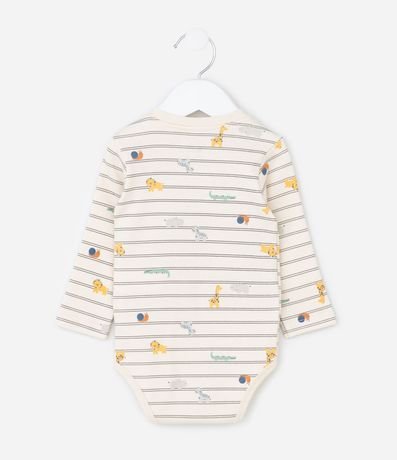 Conjunto Infantil en Suedine con Bordado de Girafa - Talle RN a 18 meses 4