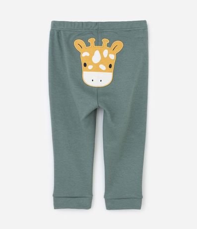 Conjunto Infantil en Suedine con Bordado de Girafa - Talle RN a 18 meses 6