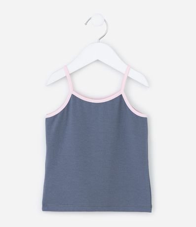 Musculosa Infantil con Estampado flor en el Pecho – Talle 1 a 5/6 años 2