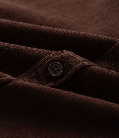 Camisa en Terciopelo con Bolsillos Delanteros 6