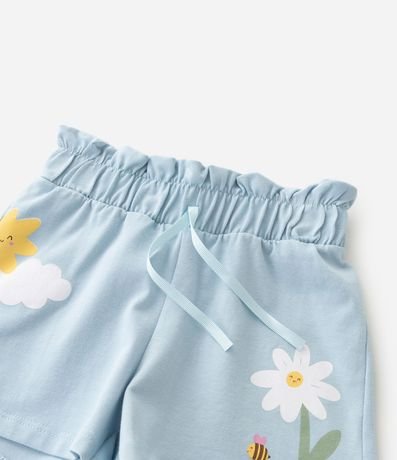 Short Clochard Infantil con Estampado Ícones – Talle 1 a 5/6 6