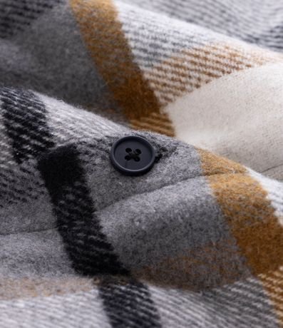 Campera en Franela de Cuadros con Sherpa 6