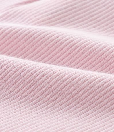 Bermuda Infantil en Rib Ciclista con Silk Floral - Talle 1 A 6 años 3