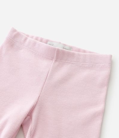 Bermuda Infantil en Rib Ciclista con Silk Floral - Talle 1 A 6 años 4