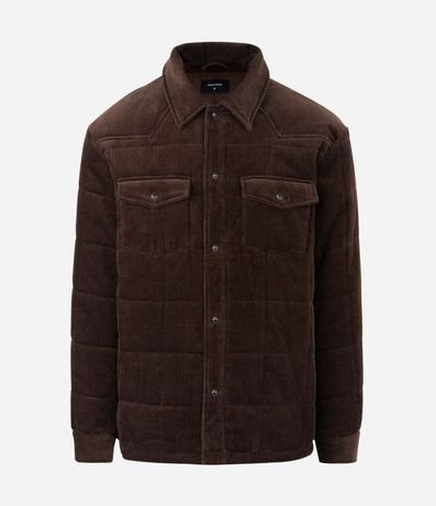 Campera de Terciopelo Cotele con dos Bolsillos de Solapa 4
