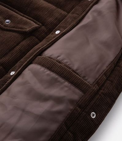 Campera de Terciopelo Cotele con dos Bolsillos de Solapa 9