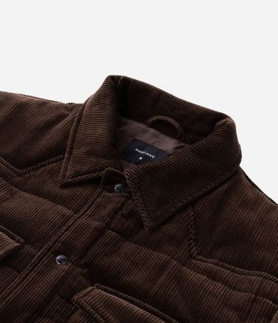 Campera de Terciopelo Cotele con dos Bolsillos de Solapa 10