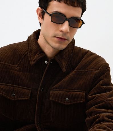 Campera de Terciopelo Cotele con dos Bolsillos de Solapa 3