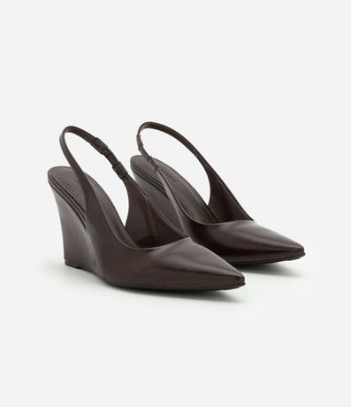 Zapato Tacones Anabela con Tira Elástica 2