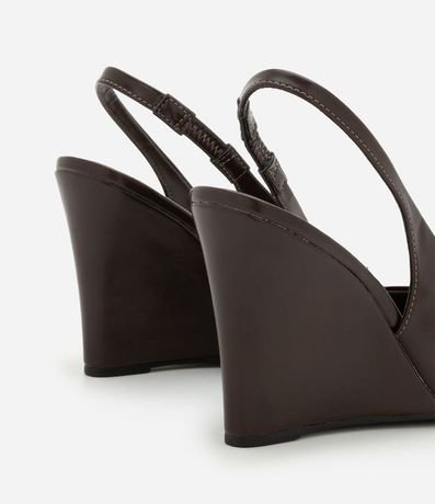 Zapato Tacones Anabela con Tira Elástica 4