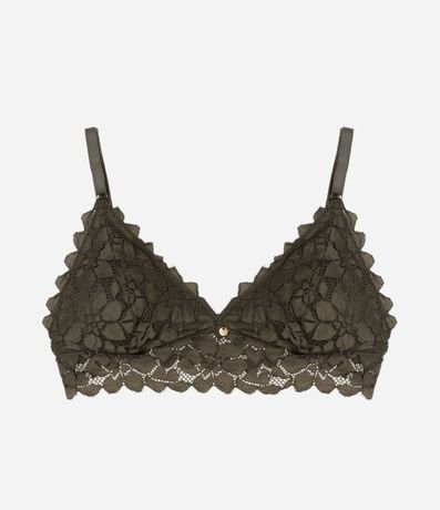 Soutien Top en Encaje con Copa Desmontable y Textura Floral 5