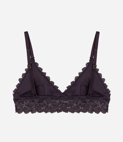 Soutien Top en Encaje con Copa Desmontable y Textura Floral 4