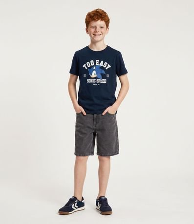 Remera Infantil con Estampado Sonic Speed – Talle 5 a 14 años