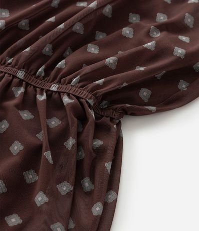 Blusa Bata en Tule con Forro Curve y Plus Size 5