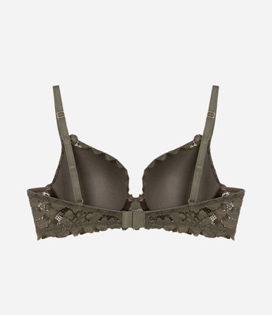 Soutien Media Taza en Encaje con Copa y Textura Floral 6