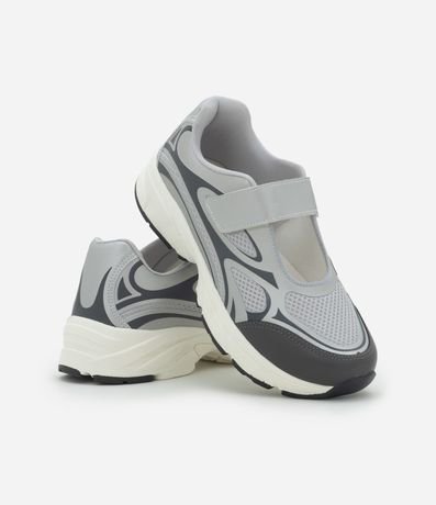 Championes Jogging Mary Jane en PU con Tira 8