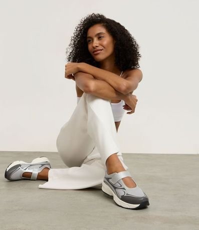 Championes Jogging Mary Jane en PU con Tira 9