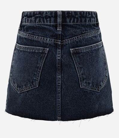 Minifalda Jeans con Ruedo a hilo 2