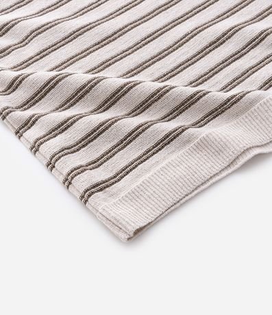 Musculosa en Punto Texturizado con Rayas Horizontales 8